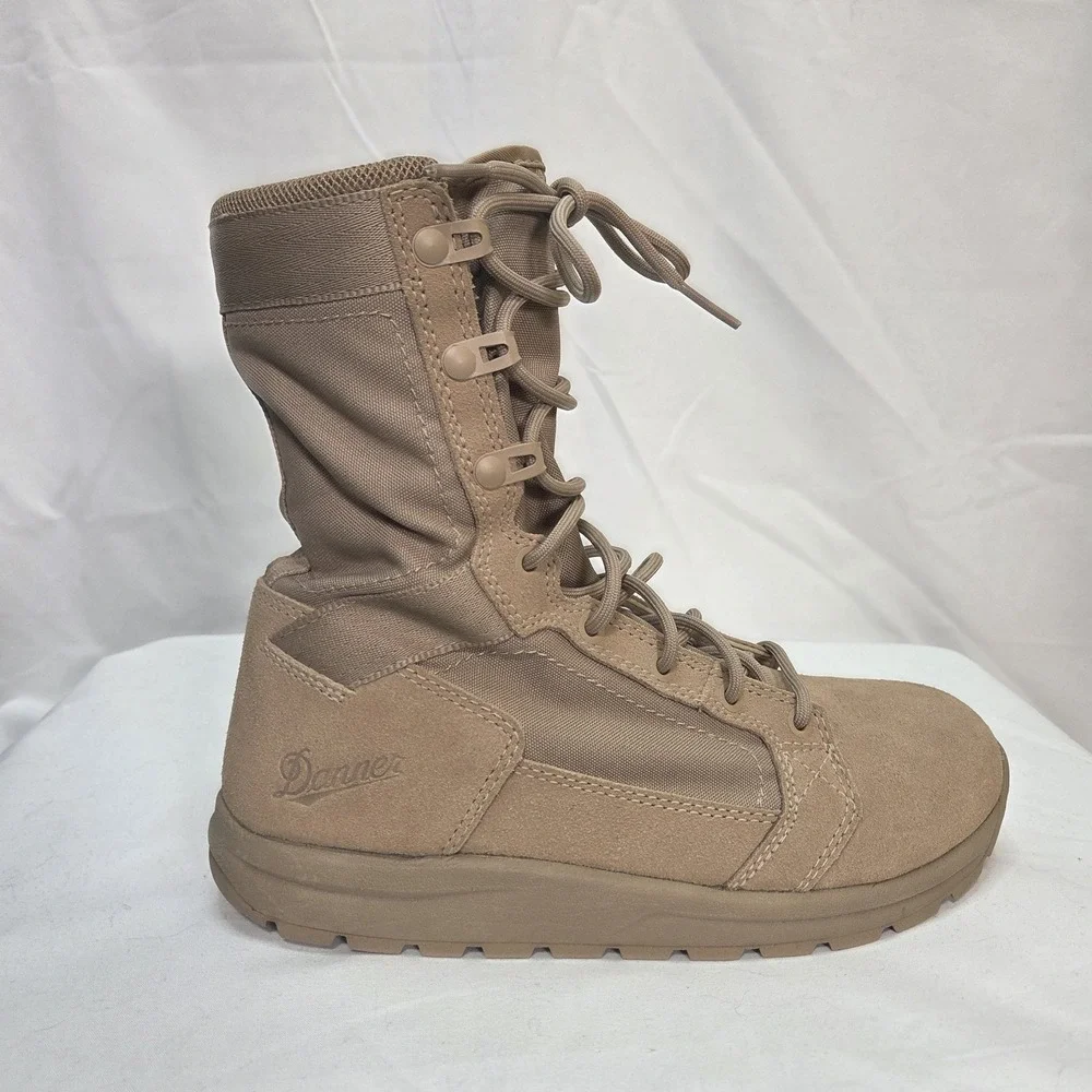 New Danner Tachyon Mens Coyote Leather 8in Military Boots Men's Size 6.5